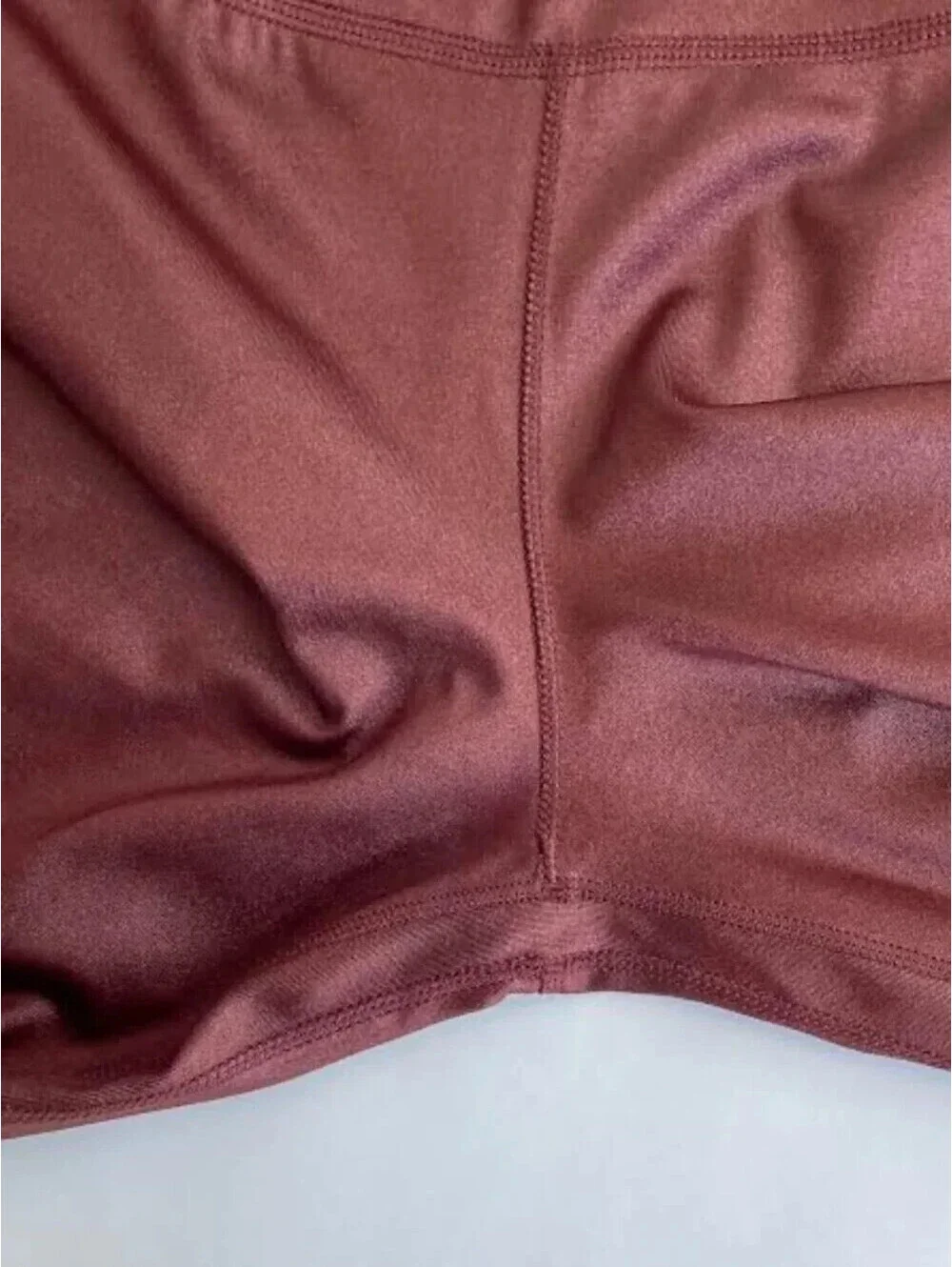 Nike One Training High Shine Mid Rise Full Leggings Dri-FIT in Bronze